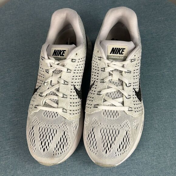 Nike Women’s Lunarglide 7 Gray And Black Running Shoes Sneakers Size 9 - Picture 2 of 10